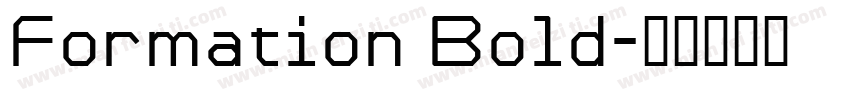 Formation Bold字体转换